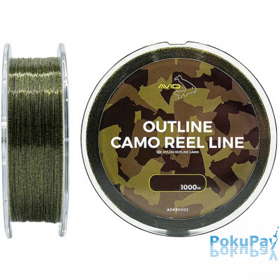 Волосінь Avid Carp Outline Camo Reel Line 1000m 0.33mm 15Lb/6.8kg