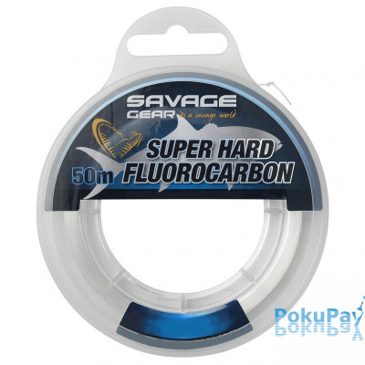 Флюорокарбон Savage Gear Super Hard 50m 0.68mm 22.4kg Clear