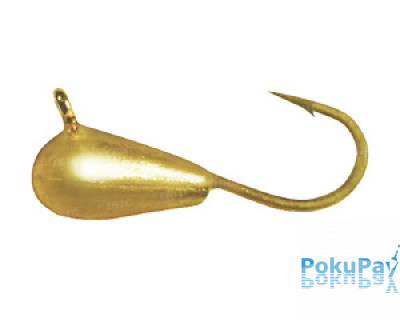 Shark Капля с ушком 0,42г диам 3 мм крючок D16 ц:золото