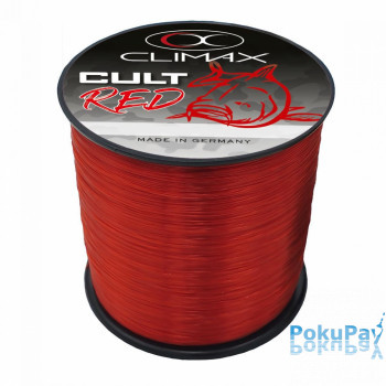 Волосінь Climax Cult Carpline red 1500m 0.28 6.1kg, 1/4 lbs червона