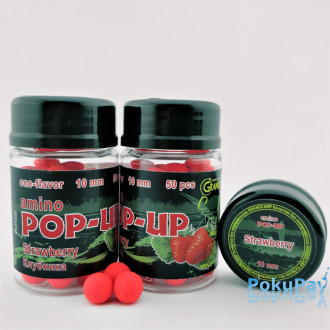 Grandcarp Amino Pop-Ups one-flavor Strawberry (Полуниця) 10mm 50шт (PUP008)