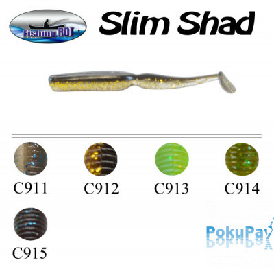 Fishing Roi Slim Shad 80мм цвет-C913 (3812)