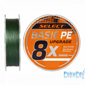 Шнур Select Basic PE 8x 150m Dark Green #0.6/0.1mm 12lb/5.5kg