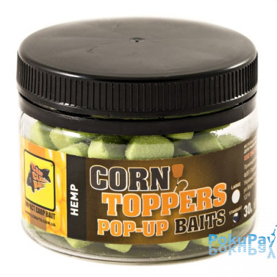 Насадка CCBaits Corn Toppers Pop-Ups Hemp 30g (CCB002509)
