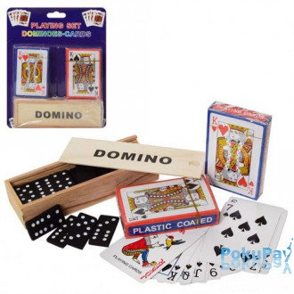 Настільна гра &quot;Доміно та дві колоди карт&quot; (A140)
