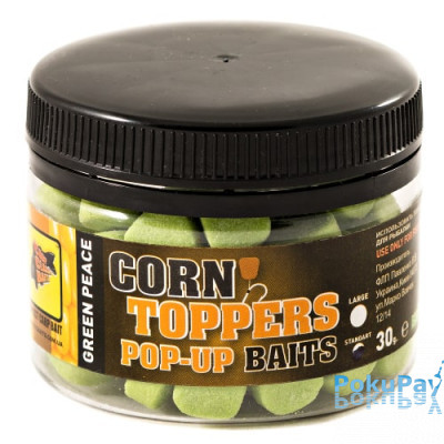 Насадка CCBaits Corn Toppers Pop-Ups Green Peas 30g (CCB002511)