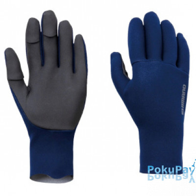 Рукавички Shimano Chloroprene EXS 3 Cover Gloves M blue