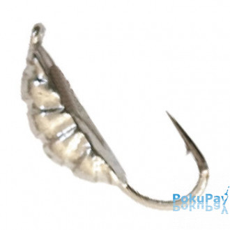 Мормышка вольфрамовая Sunfish Опарыш с ушком 0,46г 3мм Никель (4230-NI)
