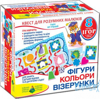 Гра - квест Київська фабрика іграшок Фігури кольору візерунки (84429)