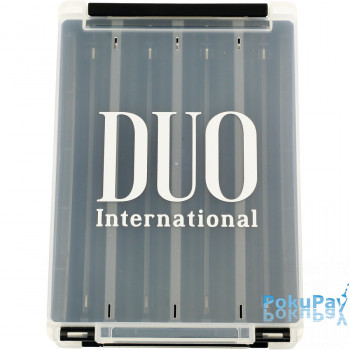 Коробка DUO Reversible Lure Case 180 Pearl Black/Clear 14.5x20.5x5cm