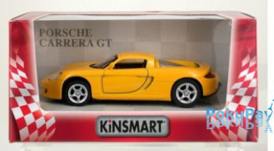 Машинка KINSMART &quot;Porsche Carera GT&quot; (желтая)