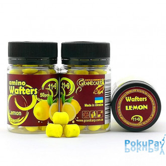 Бойли плаваючі Grandcarp Amino Wafters Lemon (Лимон) 10*8mm 70шт (WBB030)