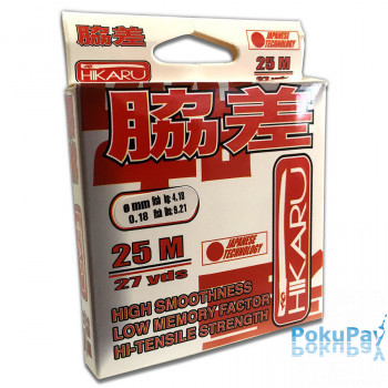 Леска Lineaeffe Hikaru 25м.  0.28мм  FishTest кг (прозрачная)  Made in Japan