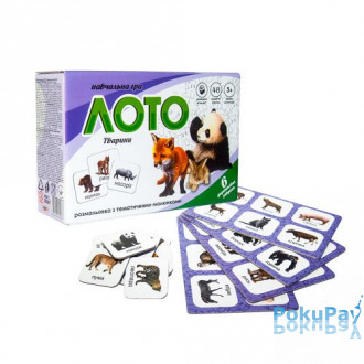 Настільна гра MIC Лото: Тварини (30367)