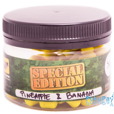 Бойлы CCBaits Special Edition Fluoro Wafters Pineapple Banana 10mm 30g (CCB003089)