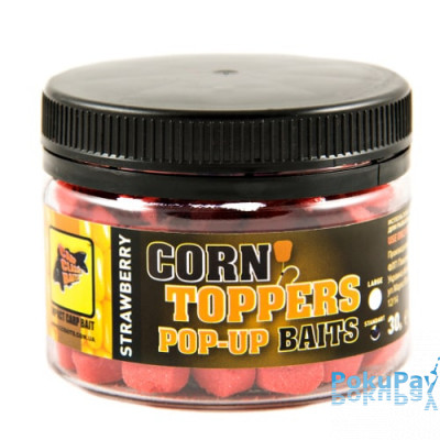 Насадка CCBaits Corn Toppers Pop-Ups Strawberry 30g (CCB001379)