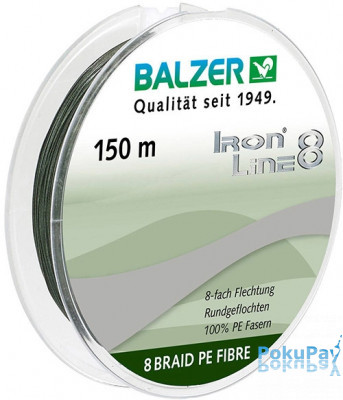 Balzer Iron Line 8x Green 150м 0.08мм 7,2кг (12663 008)