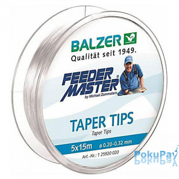 Леска Balzer Taper Tips 5*15м 0.32-0.20мм