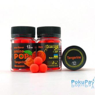 Бойли Grandcarp Amino POP-UP one-flavor Tangerine (Мандарин) 12mm 30шт (PUP194)