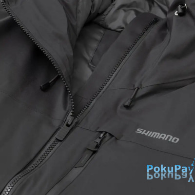 Куртка Shimano Durast Warm Short Rain Jacket M black